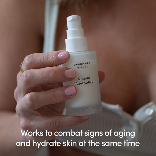 Retinol Alternative with Bakuchiol - Reduces the Look Of Wrinkles - All Skin Types, Vegan, Cruelty Free, 1.35 Fl OZ