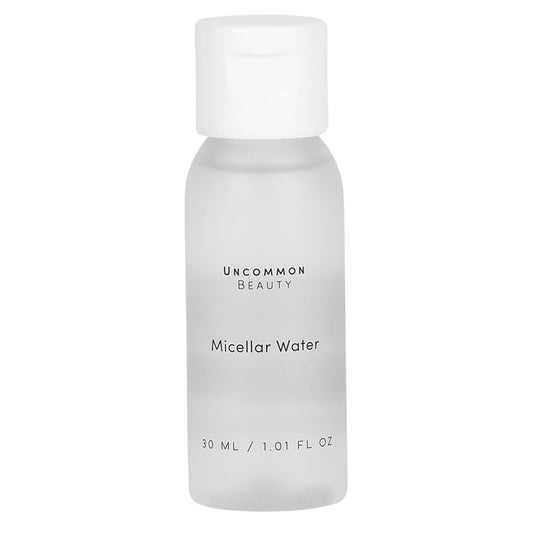 Micellar Water - Two-in-One Gentle Cleanser and Makeup Remover - All Skin Types, Vegan, Cruelty Free, Fragrance Free (Mini Size - 1 FL OZ)