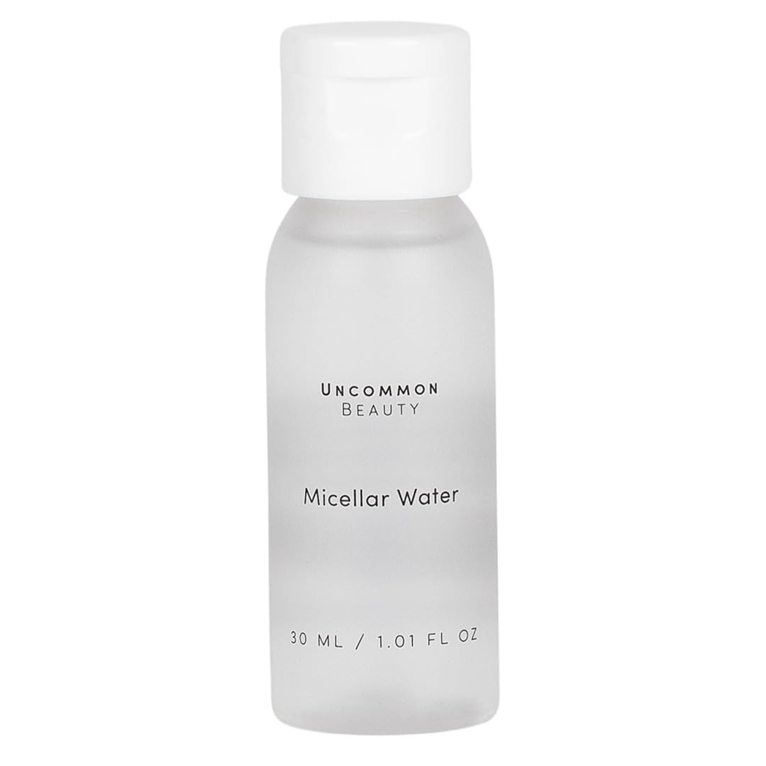 Micellar Water - Two-in-One Gentle Cleanser and Makeup Remover - All Skin Types, Vegan, Cruelty Free, Fragrance Free (Mini Size - 1 FL OZ)