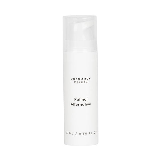 Retinol Alternative with Bakuchiol - Reduces the Look Of Wrinkles - All Skin Types, Vegan, Cruelty Free, Fragrance Free, .50 Fl OZ