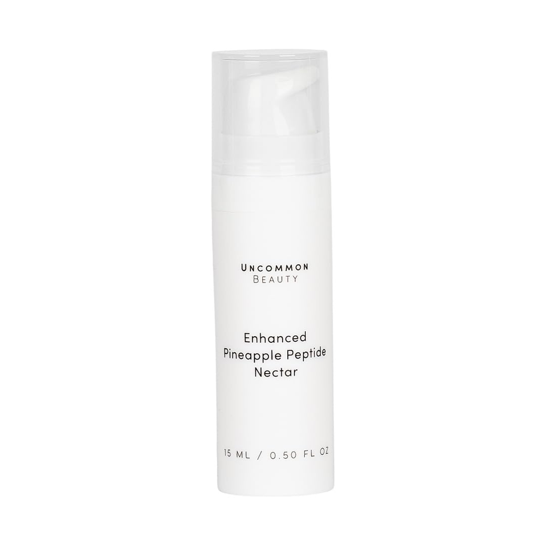 Mini Enhanced Pineapple Peptide Nectar - Vitamin C Serum, Anti-Aging and Hydrating Face Serum That Evens Skin Tone - All Skin Types, Vegan, Cruelty Free, Gluten Free, .50 FL OZ