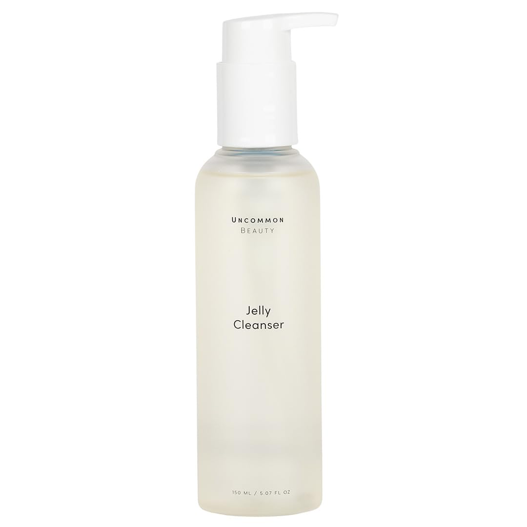 Jelly Cleanser - Daily Gentle Face Wash and Makeup Remover with Aloe Vera Gel - All Skin Types, Vegan, Cruelty Free, Synthetic Fragrance Free, 5.07 FL OZ