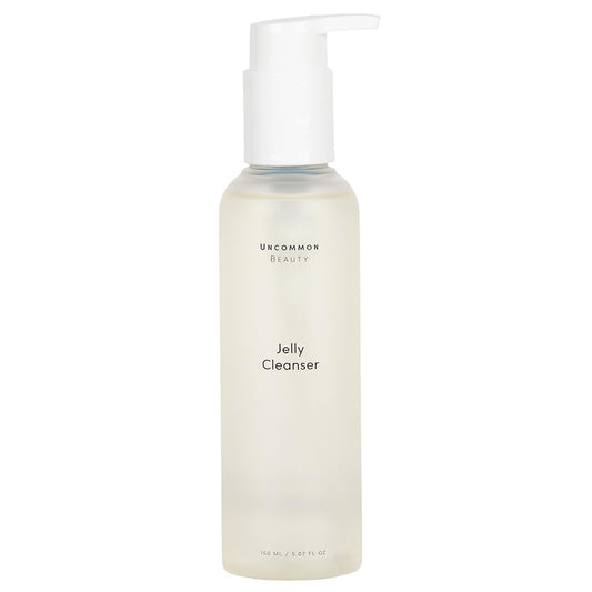 Jelly Cleanser - Daily Gentle Face Wash and Makeup Remover with Aloe Vera Gel - All Skin Types, Vegan, Cruelty Free, Synthetic Fragrance Free, 5.07 FL OZ
