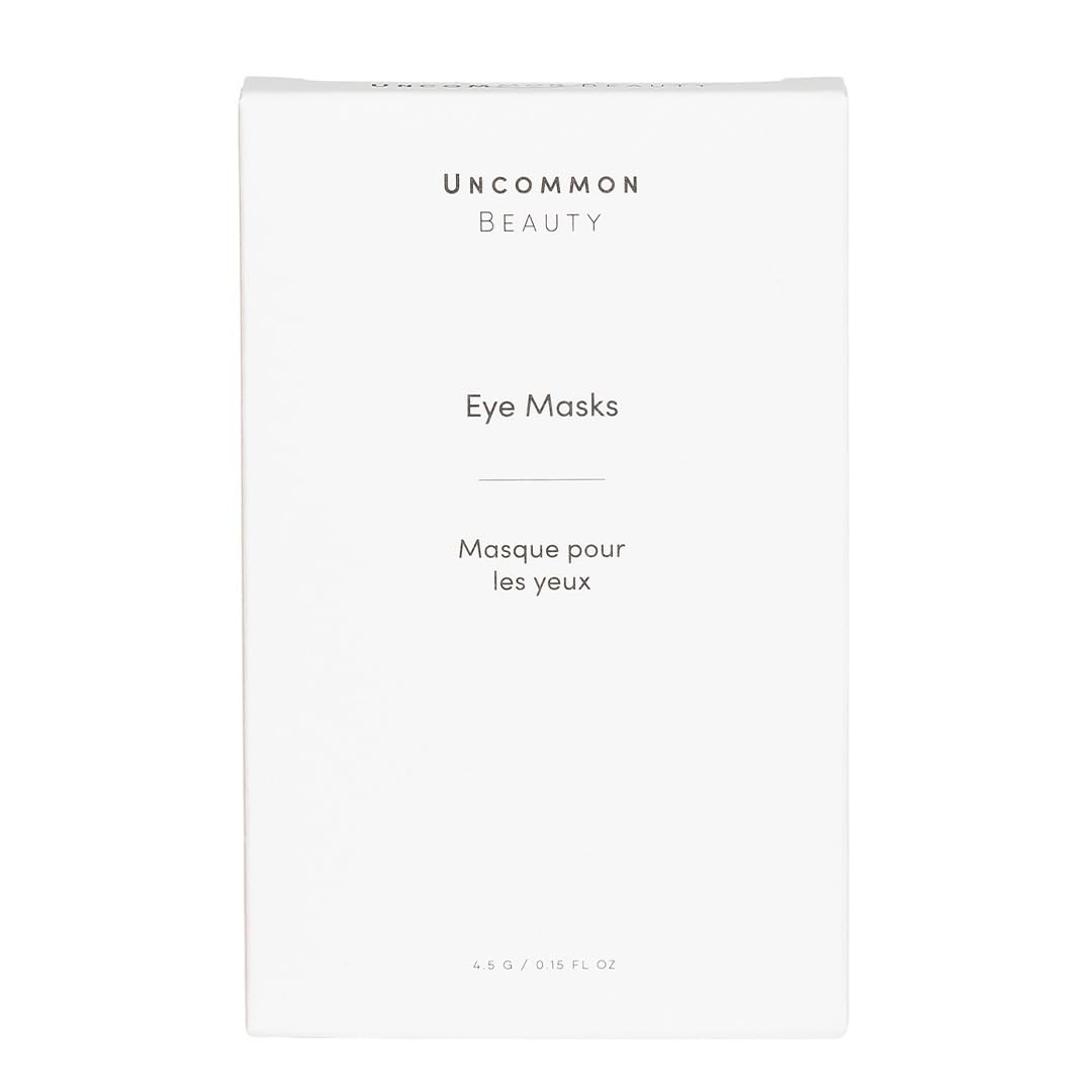 Eye Masks - Anti-Aging, Softening, Smoothing and Depuffing Under Eye Masks for Eye Bags, Fine Lines, and Dark Circles - All Skin Types, Vegan, Cruelty Free, Set of 4
