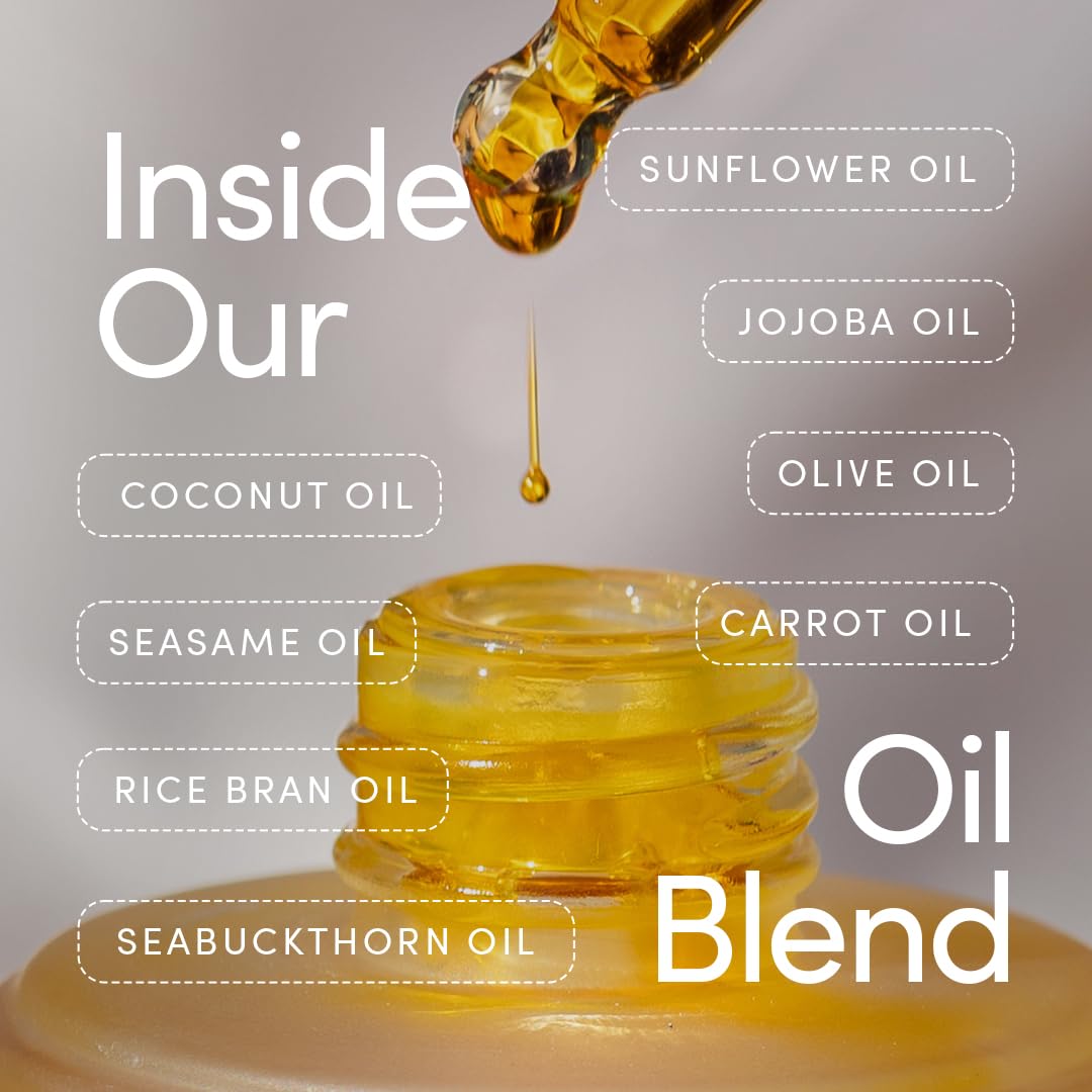 Body Oil - Non-Greasy After Shower Body Oil That’s Fast Absorbing - Nourishing, Hydrating, and Moisturizing Bodycare - Vegan, Cruelty Free, Synthetic Fragrance Free, 3.38 FL OZ