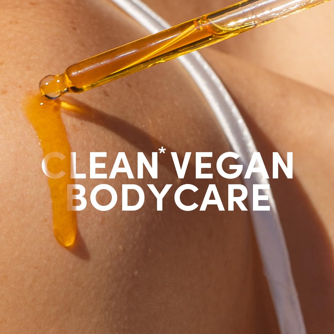 Body Oil - Non-Greasy After Shower Body Oil That’s Fast Absorbing - Nourishing, Hydrating, and Moisturizing Bodycare - Vegan, Cruelty Free, Synthetic Fragrance Free, 3.38 FL OZ