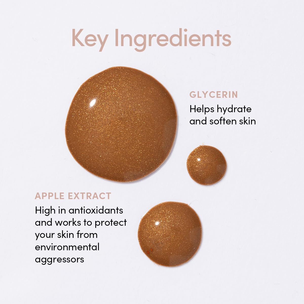 Bronzing Drops - Buildable Liquid Face Bronzer Face Drops with Glycerin for a Sunkissed Healthy Glow - All Skin Types, Vegan, Cruelty Free, Synthetic Fragrance Free, 1.164 FL OZ
