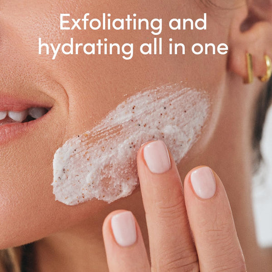 Microderm Instant Glow Exfoliator - Exfoliating Facial Scrub - All Skin Types, Vegan, Cruelty Free, Synthetic Fragrance Free, 1.129 OZ